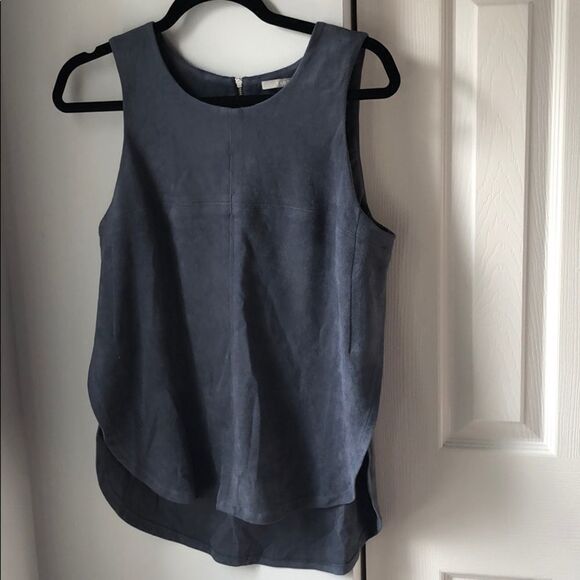 Tart (Nordstrom) faux suede sleeveless top - S - Picture 2 of 8